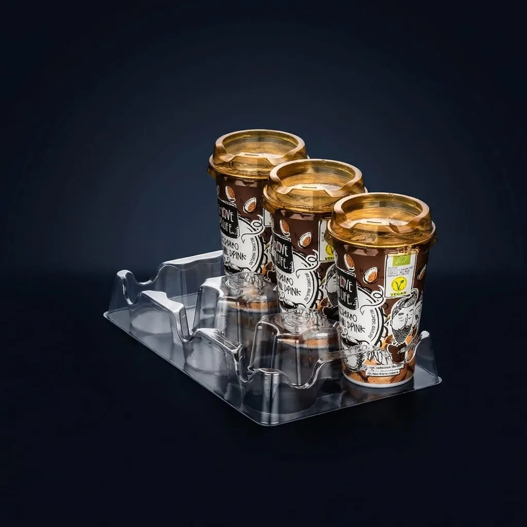 Transparente Verpackung glasklar thermogeformt — Scafa Thermoforming